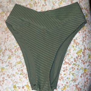 EUC Aerie high waisted cut bikini bottom